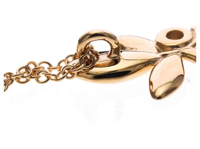 Tiffany & Co Collana Tiffany Olive Leaf in oro rosa D'oro - vista 7