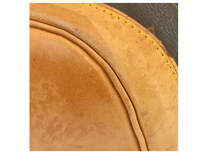 Louis Vuitton Vintage Montsouris Monogram Canvas GM Marron - vue 7