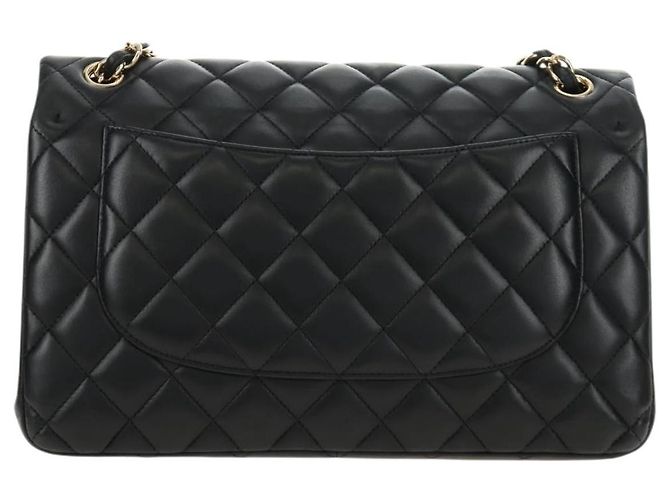 Chanel Timeless - Classic Double Flap Leather Jumbo Nero - vista 2