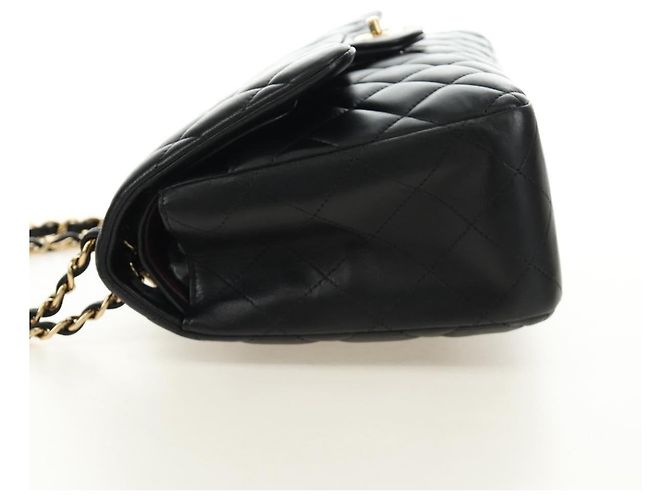 Chanel Timeless - Classic Double Flap Leather Jumbo Nero - vista 3