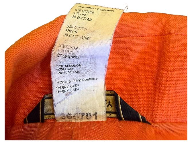 Gianni Versace Bondage-Jacke Orange - Ansicht 10