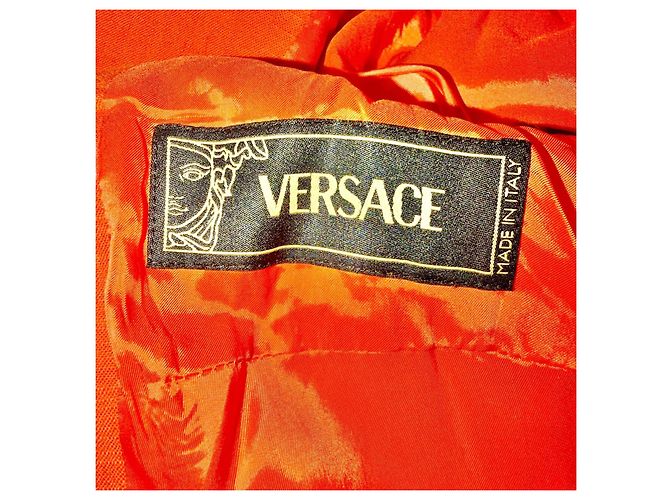 Gianni Versace Bondage-Jacke Orange - Ansicht 11
