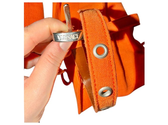 Gianni Versace Bondage-Jacke Orange - Ansicht 15
