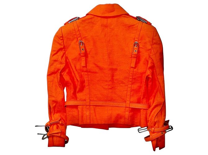 Gianni Versace Bondage-Jacke Orange - Ansicht 2