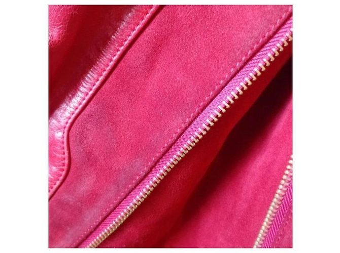 Jimmy Choo Borsa Hobo in pelle e scamosciato rosso - vista 7