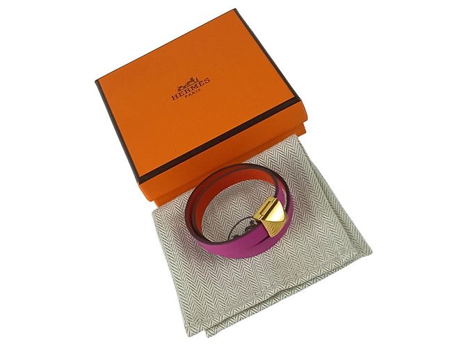 Hermès Pulsera Charm Medor Infini Hermes Roja Púrpura - vista 10