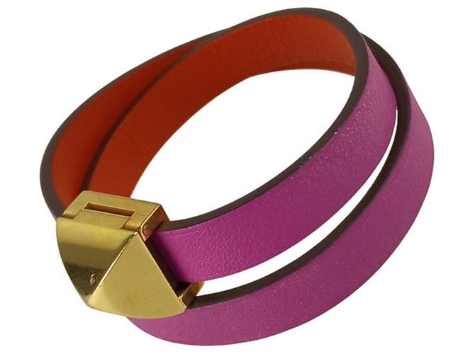 Hermès Pulsera Charm Medor Infini Hermes Roja Púrpura - vista 2