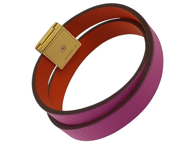 Hermès Pulsera Charm Medor Infini Hermes Roja Púrpura - vista 3