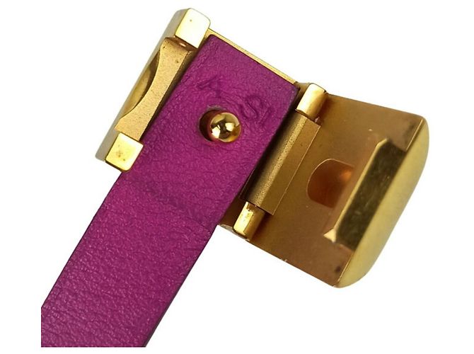 Hermès Pulsera Charm Medor Infini Hermes Roja Púrpura - vista 9