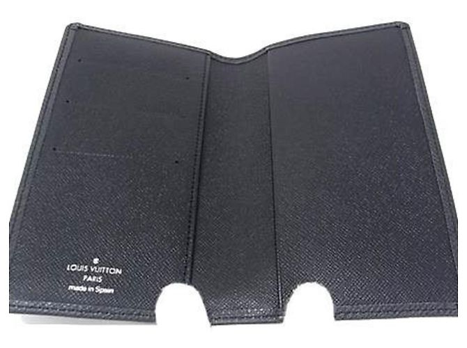 Louis Vuitton Black Taiga Leather Notebook Cover - view 3