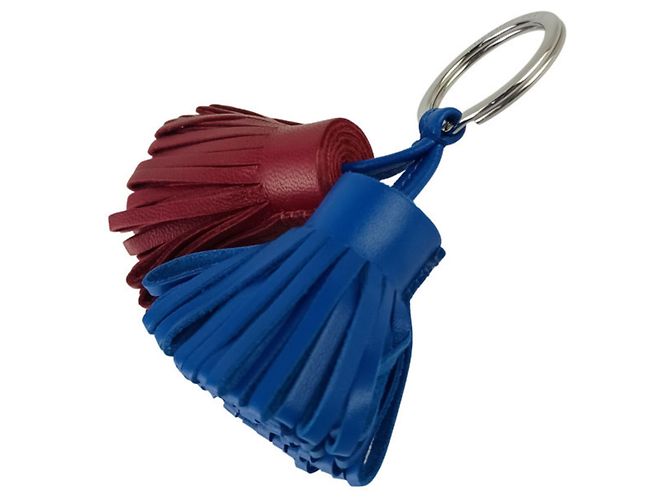 Hermès Portachiavi Hermes Carmen Unodos Rosso Blu - vista 2