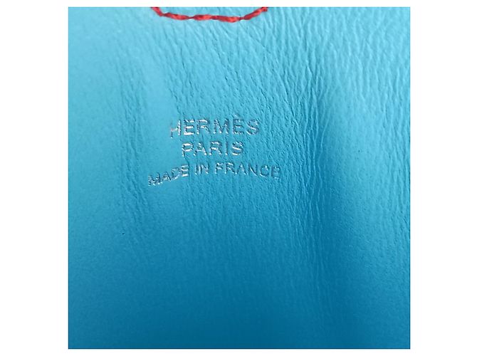 Hermès Borsa a tracolla per smartphone Hermes In the Loop To Go PM Blu - vista 8