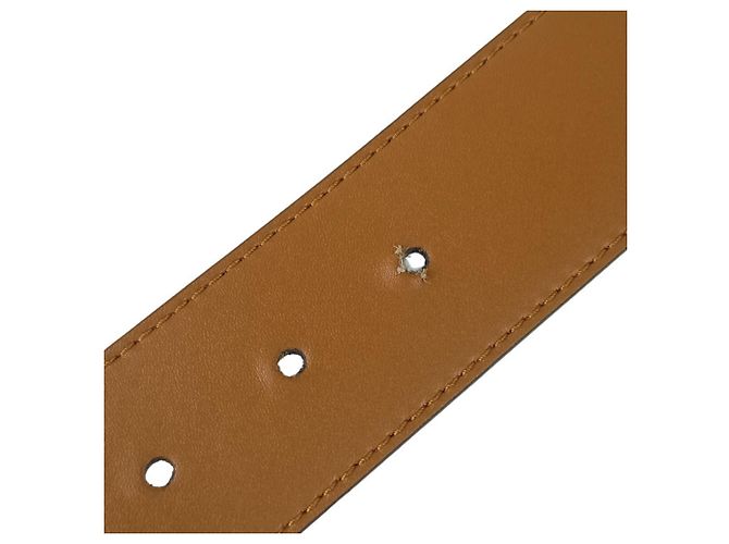 Fendi Damen Gürtel aus braunem Leder, wendbar - Ansicht 8