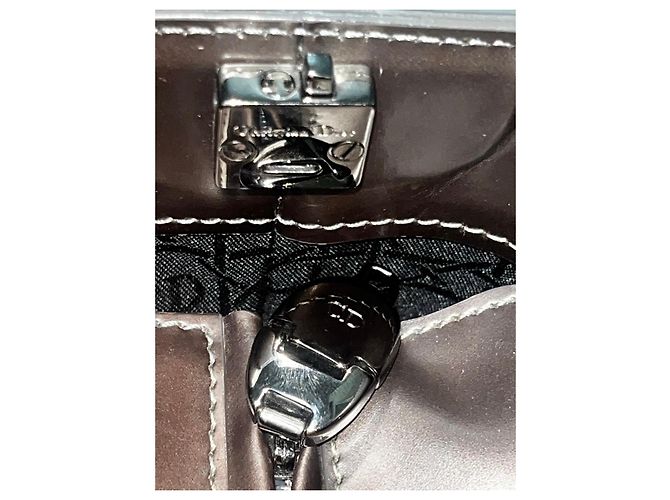 Christian Dior Borsa Tote in Pelle Marrone Scuro - vista 13