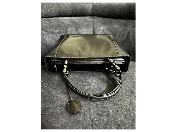 Christian Dior Borsa Tote in Pelle Marrone Scuro - vista 6