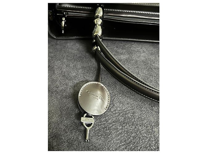Christian Dior Borsa Tote in Pelle Marrone Scuro - vista 8