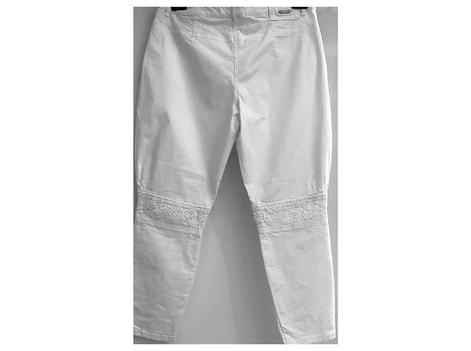 Autre Marque Pantalones Scervino Street blancos de algodón y encaje - vista 6