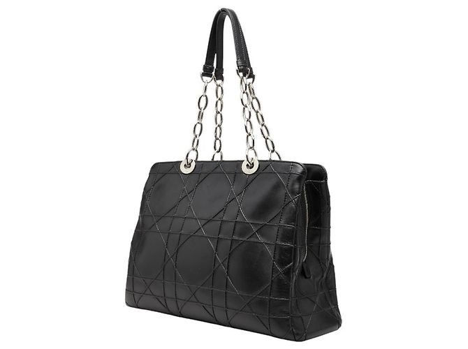 Borsa Christian Dior Cannage Granville Chain Nero - vista 2