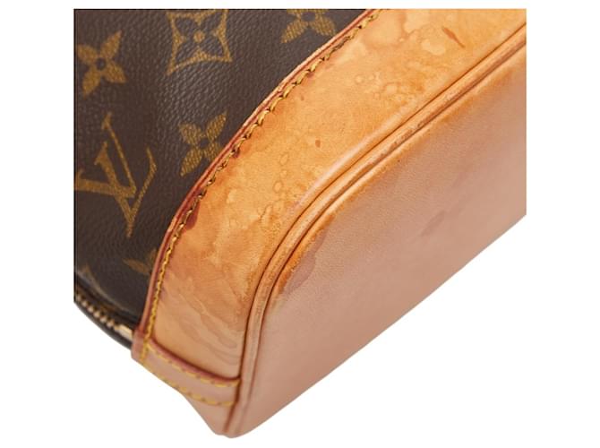 Borsa Louis Vuitton Monogram Alma Marrone - vista 7