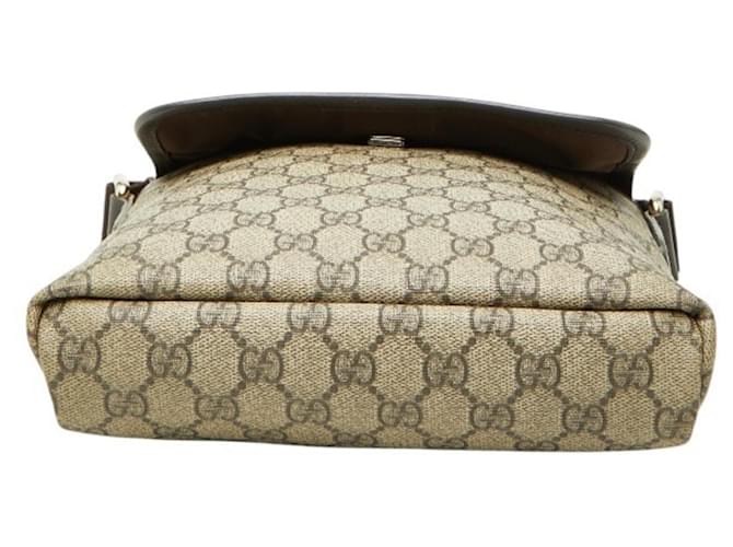 Borsa a tracolla Gucci GG Supreme Marrone Beige - vista 3
