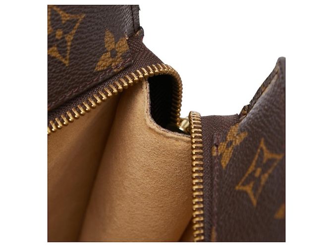 Borsa Tote Louis Vuitton Monogram Babylon Marrone - vista 10