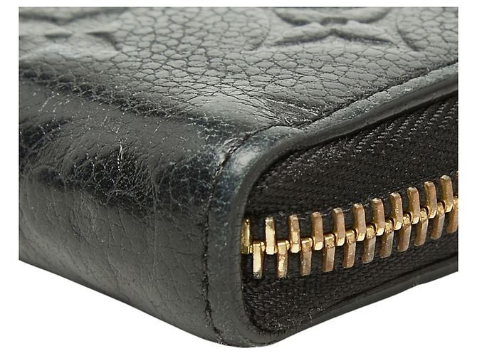 Louis Vuitton Monogram Empreinte Zippy Wallet Schwarz - Ansicht 4