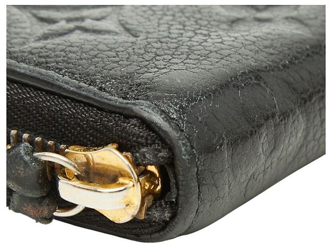 Louis Vuitton Monogram Empreinte Zippy Wallet Schwarz - Ansicht 5
