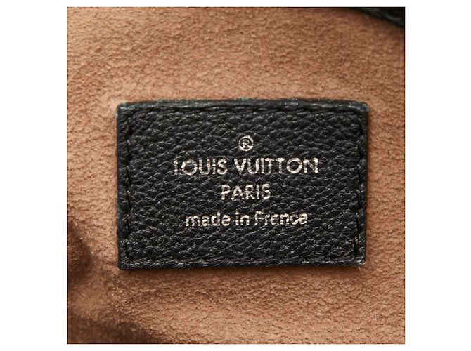 Borsa Louis Vuitton Monogram Mahina Babylon PM Nero - vista 10