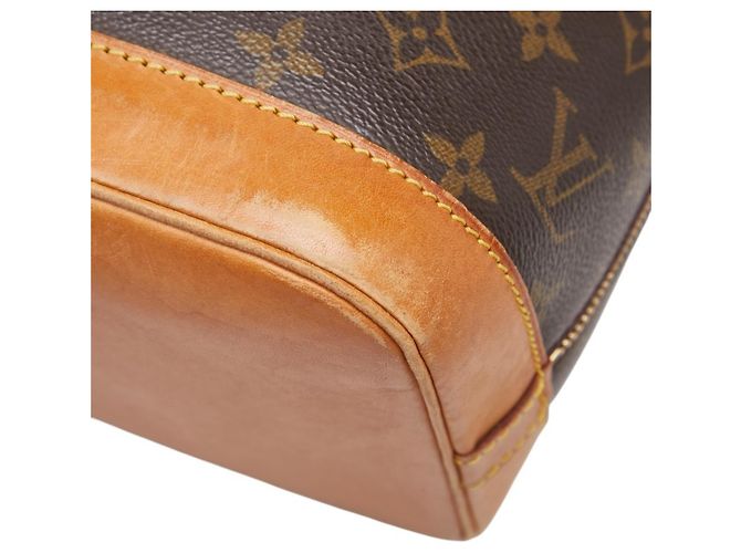 Borsa Louis Vuitton Monogram Alma PM Marrone - vista 6