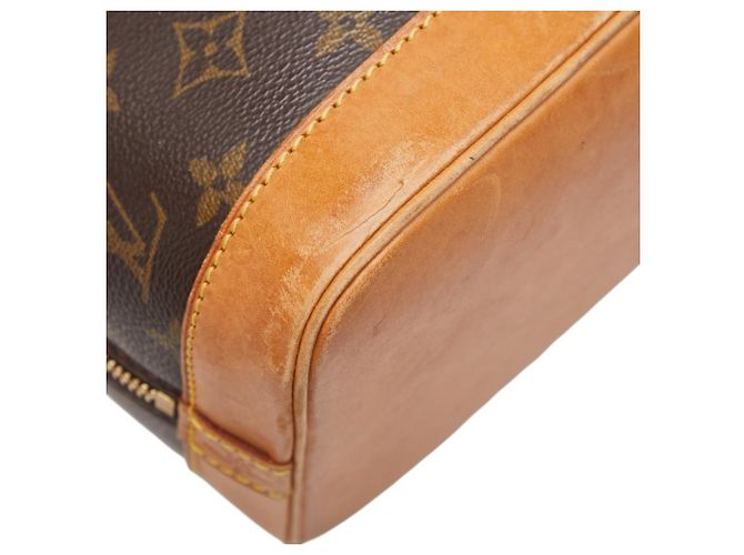 Borsa Louis Vuitton Monogram Alma PM Marrone - vista 7
