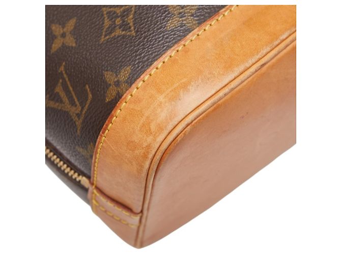Borsa Louis Vuitton Monogram Alma PM Marrone - vista 9