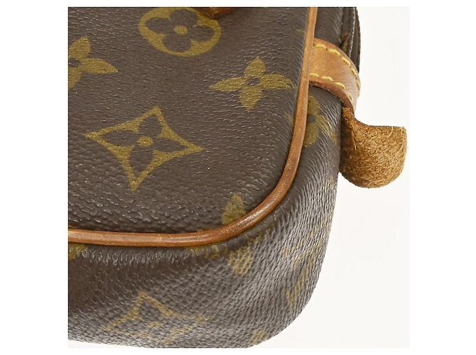 Louis Vuitton Pochette Marly Bandouliere Monogram Canvas medium Marron - vue 7