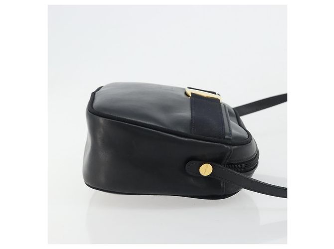 Salvatore Ferragamo Vala Leather Blu navy - vista 3