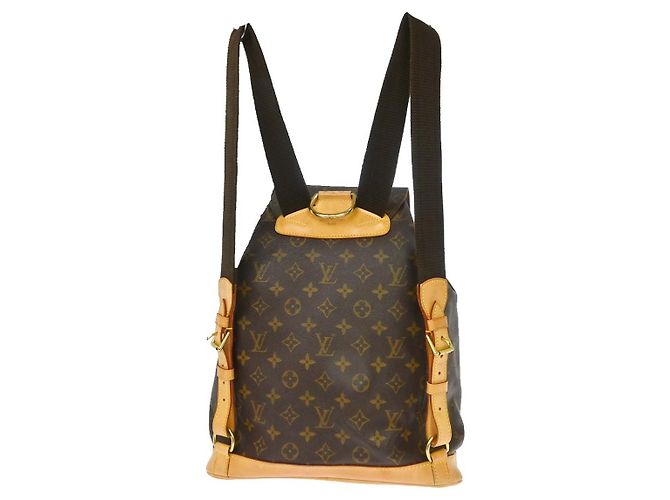 Louis Vuitton Vintage Montsouris Monogram Canvas GM Marron - vue 2