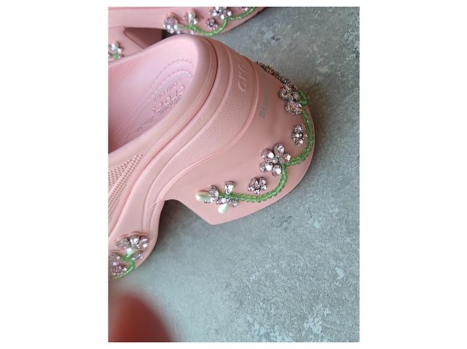 Autre Marque Simone Rocha x Crocs Zoccoli Siren Rosa - vista 11