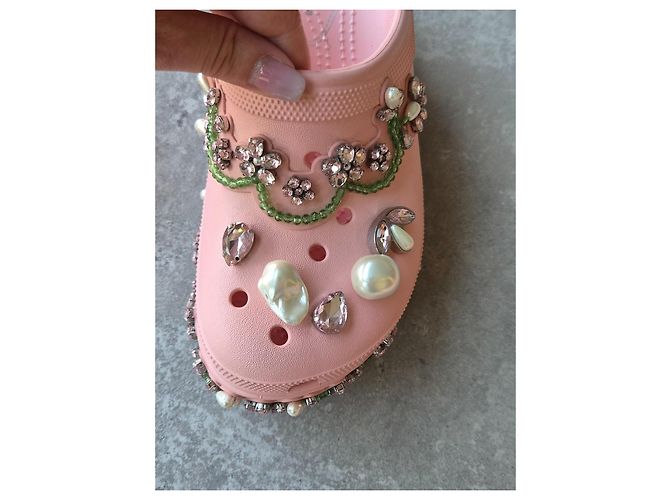 Autre Marque Simone Rocha x Crocs Zoccoli Siren Rosa - vista 13