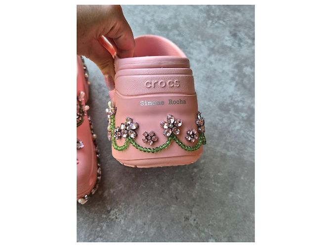 Autre Marque Simone Rocha x Crocs Zoccoli Siren Rosa - vista 17