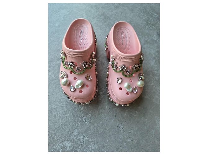 Autre Marque Simone Rocha x Crocs Zoccoli Siren Rosa - vista 2