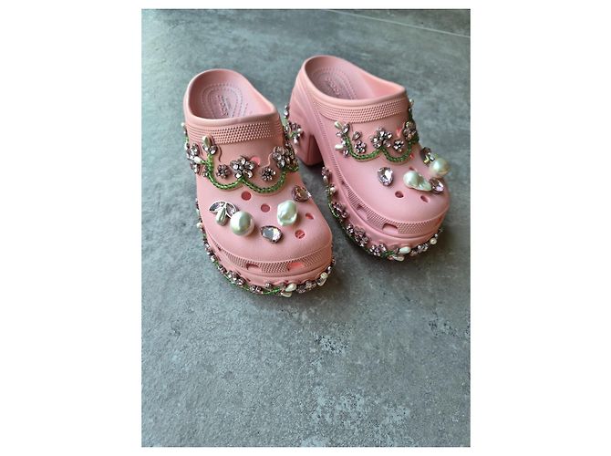 Autre Marque Simone Rocha x Crocs Zoccoli Siren Rosa - vista 3