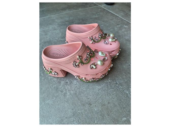 Autre Marque Simone Rocha x Crocs Zoccoli Siren Rosa - vista 4