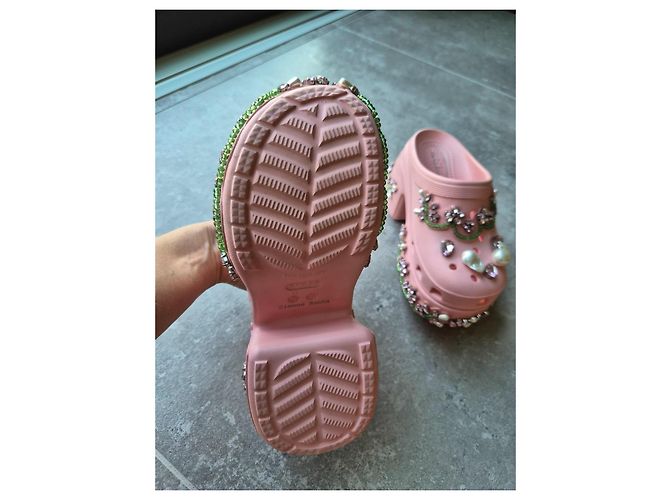 Autre Marque Simone Rocha x Crocs Zoccoli Siren Rosa - vista 9