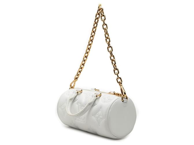Borsa Louis Vuitton Bubblegram Papillon BB Bianco - vista 2