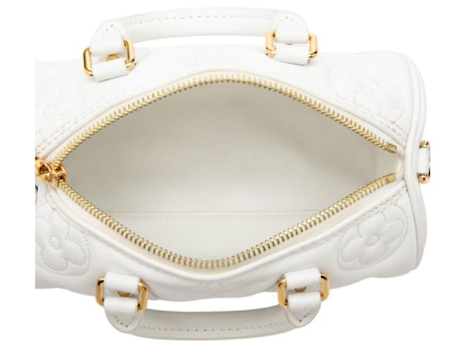 Borsa Louis Vuitton Bubblegram Papillon BB Bianco - vista 4