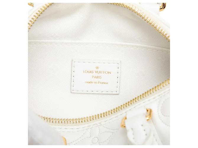 Borsa Louis Vuitton Bubblegram Papillon BB Bianco - vista 5