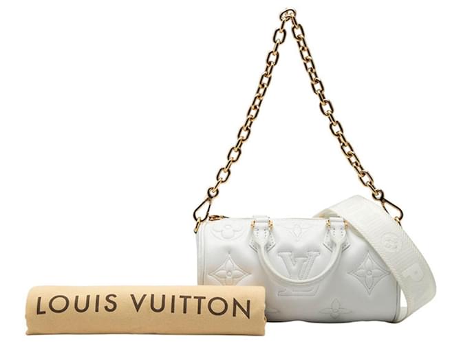 Borsa Louis Vuitton Bubblegram Papillon BB Bianco - vista 6