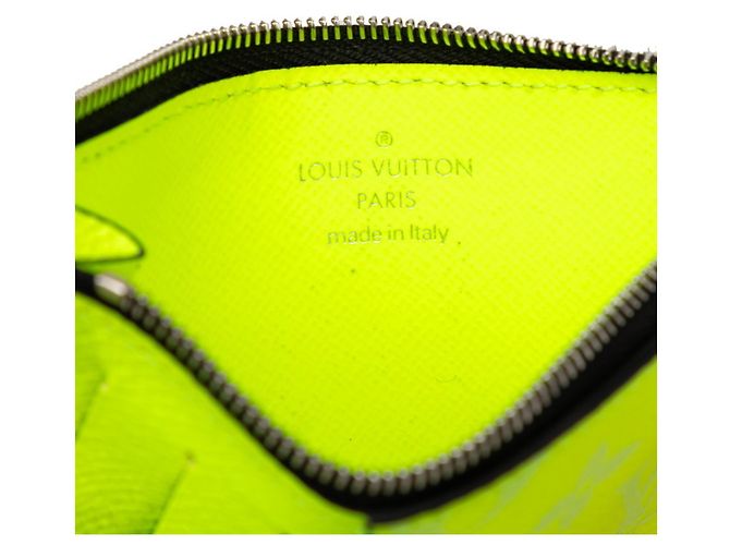 Portafoglio Monogram Fragment Louis Vuitton Giallo - vista 5