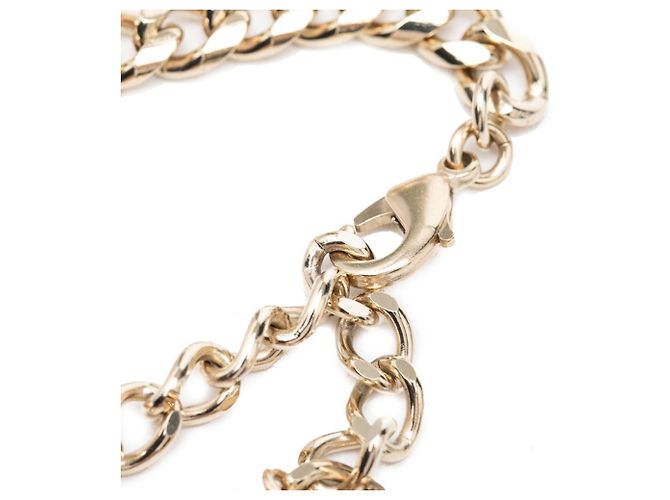 Collana con pendente a catena con flacone di profumo Chanel Coco Mark No. 5 Argento Bianco - vista 4