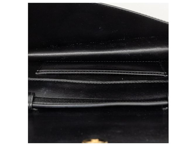 Borsa a tracolla crossbody in pelle nera Saint Laurent Nero - vista 4