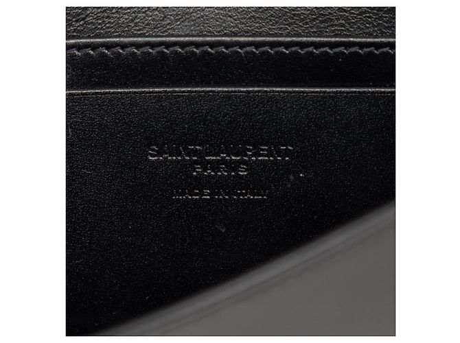 Borsa a tracolla crossbody in pelle nera Saint Laurent Nero - vista 5