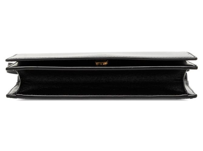 Borsa a tracolla in pelle nera Saint Laurent Nero - vista 3